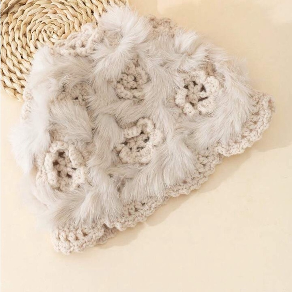 Boutique | 3 Soft Faux Fur Plush Beanie Set - Picture 4 of 8